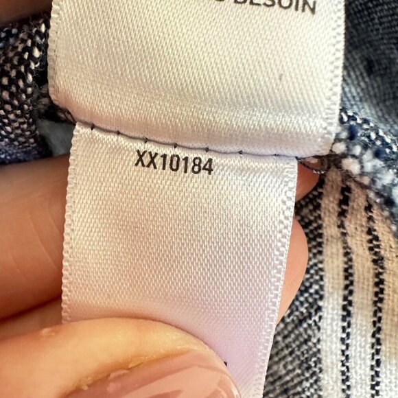 BOGO SALE! ๐๐ฅณ Two Blue Stripe Linen Tops Treasure Bond/Universal Thread S/XS - Picture 15 of 16